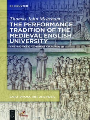 cover image of The Performance Tradition of the Medieval English University